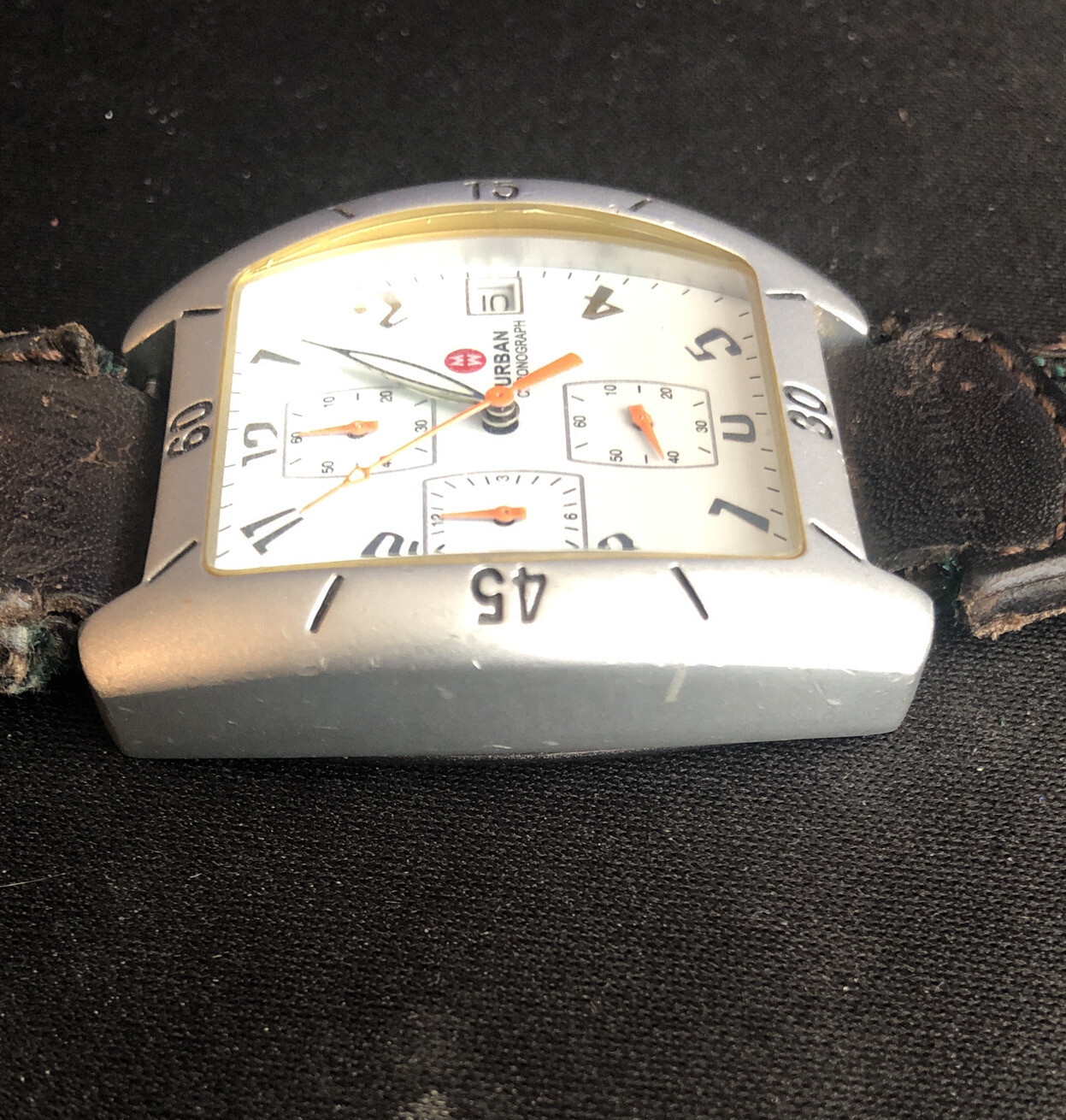 Vintage URBAN  Rectangular Chronograph QUARTZ  AL… - image 6