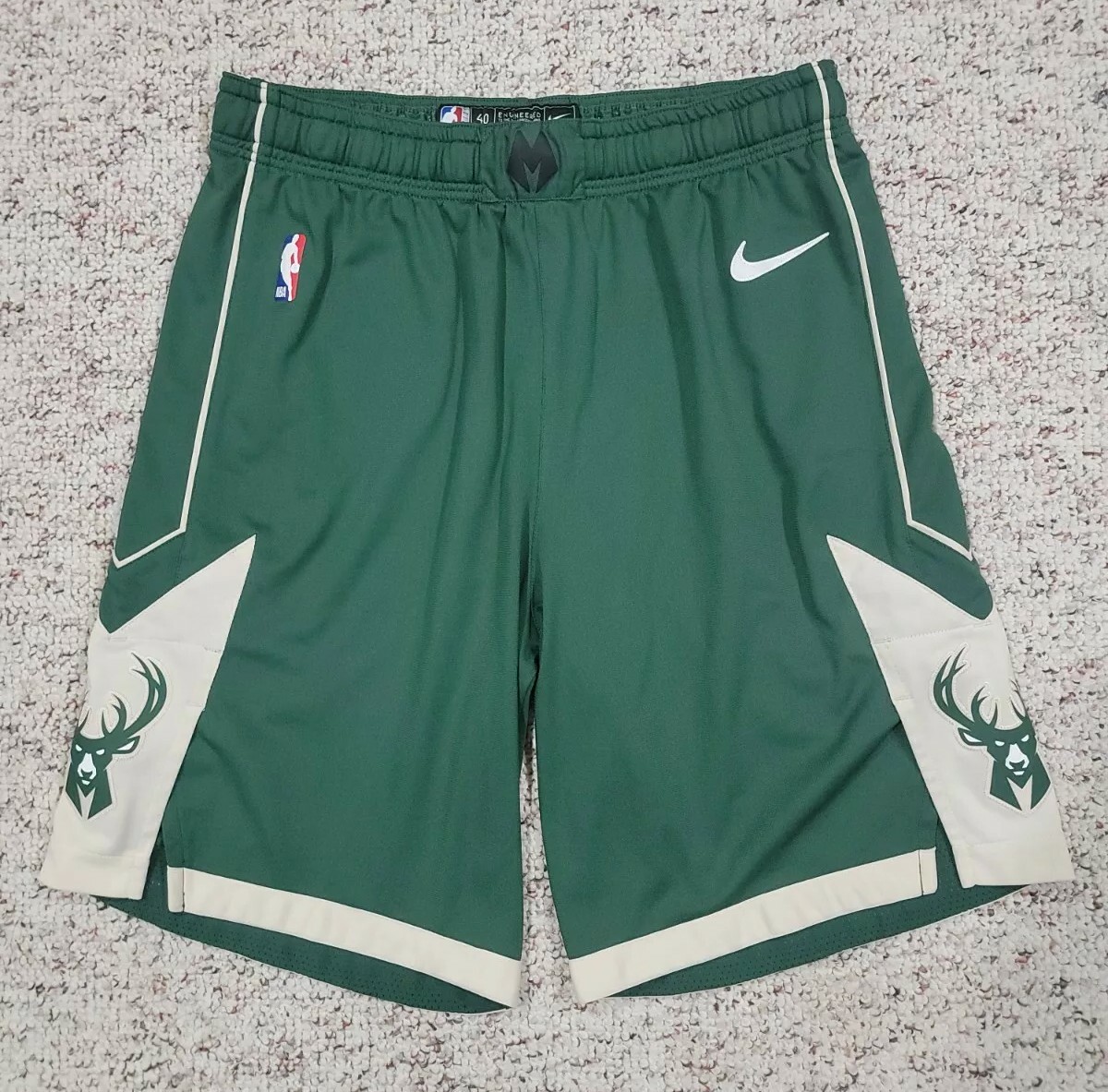 Authentic Milwaukee Bucks Shorts Team Issue Pro Nike NBA