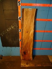 A1058 1 15/16" THICK spalted sycamore Live Edge Slab mantel lumber