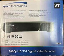 Speco D4VT DVR 8TB 1080p 4 Channel TVI DVR 8-TB Digital Video Recorder D4VT8TB