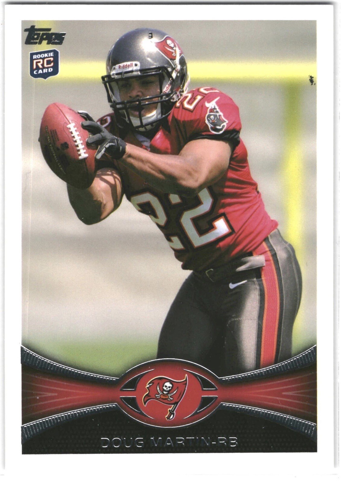 2012 Topps Football Doug Martin Rookie Tampa Bay Buccaneers #204