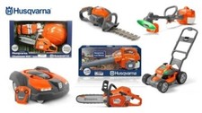 HUSQVARNA GIOCATTOLI MOTOSEGHE RASAERBA TAGLIASIEPI SOFFIATORE TIRMMER AUTOMOWER