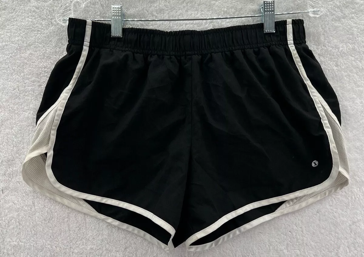 Xersion Shorts Womens Medium Black Shorts Running Gym Training Polyester  Adult