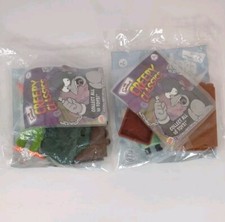 Burger King Simpsons 2002 clásicos espeluznantes Willie & Professor Frink lote de 2