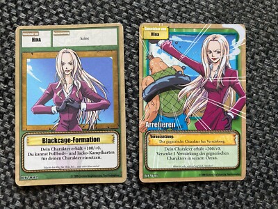 One Piece Marine Karten Hina Blackcage-Formation RK-W12 & Arretieren Karte TCG B