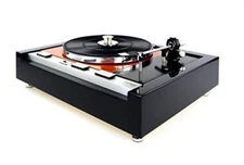 Restored TD 125 MKII Turntable in Black Orange