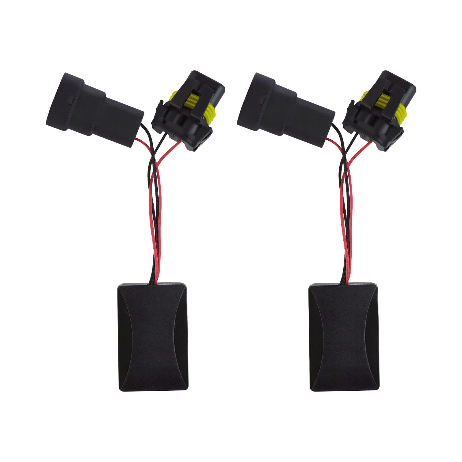 LED Headlight Canbus Wiring Kit Error Anti Flicker Load Resistor Decoder  H13 9008 for sale online
