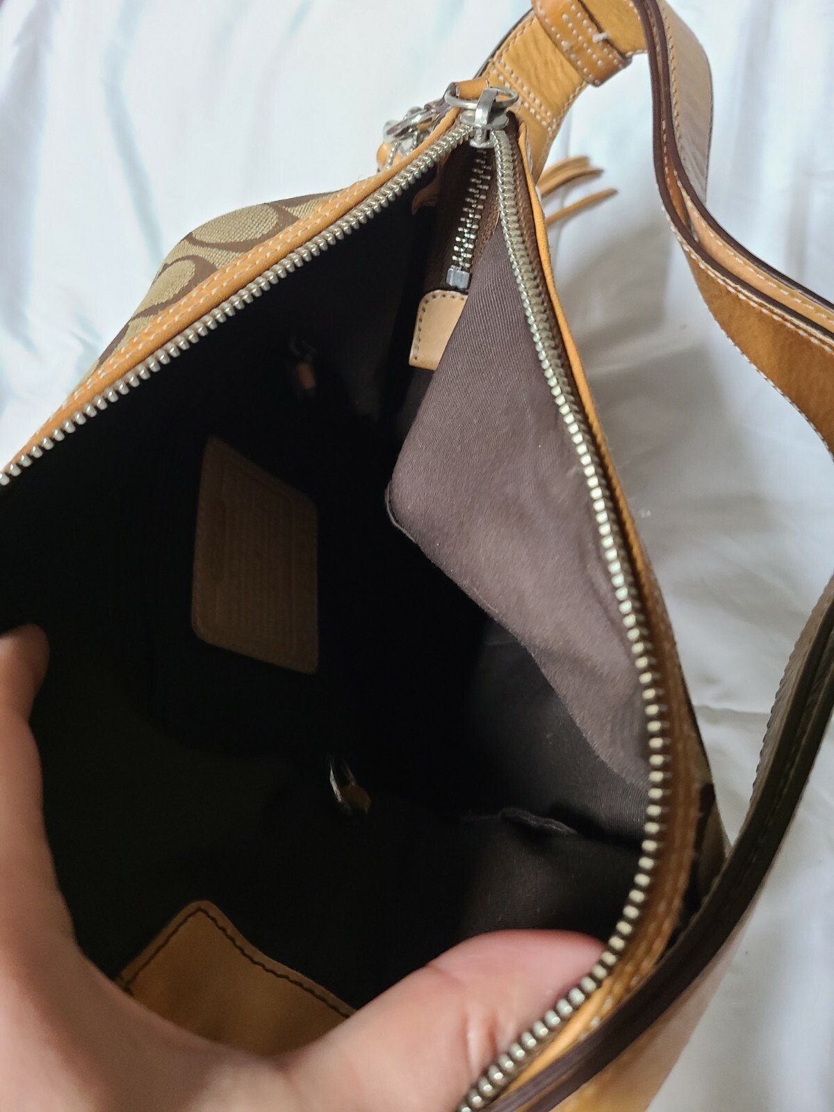 Coach Signature Hobo Shoulder Bag 9362 Gem