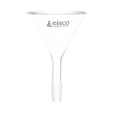 Eisco Jointed Powder Funnel, 70mm Diameter, 14/23 Joint - Borosilicate Glass