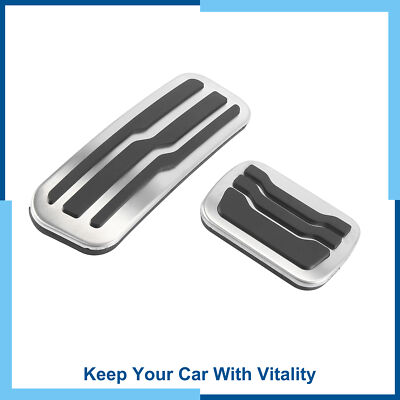 Pack (2) Car Accelerator Gas Fuel Brake Pedal Pad for Ford Explorer 2010-2019