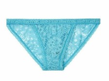 New Victoria's Secret FREE SHIP   Lace String Bikini   XS   Blue Day