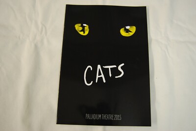 CATS PALLADIUM THEATRE 2015 MUSICAL PROGRAMME NEW OFFICIAL ANDREW LLOYD WEBBER 