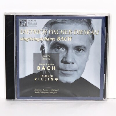 Factory Sealed (shrink wrapped) Dietrich Fischer-Dieskau Sings Bach CD