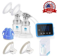Extractor estractor de leche materna electrico doble accesorios bebes babyshower