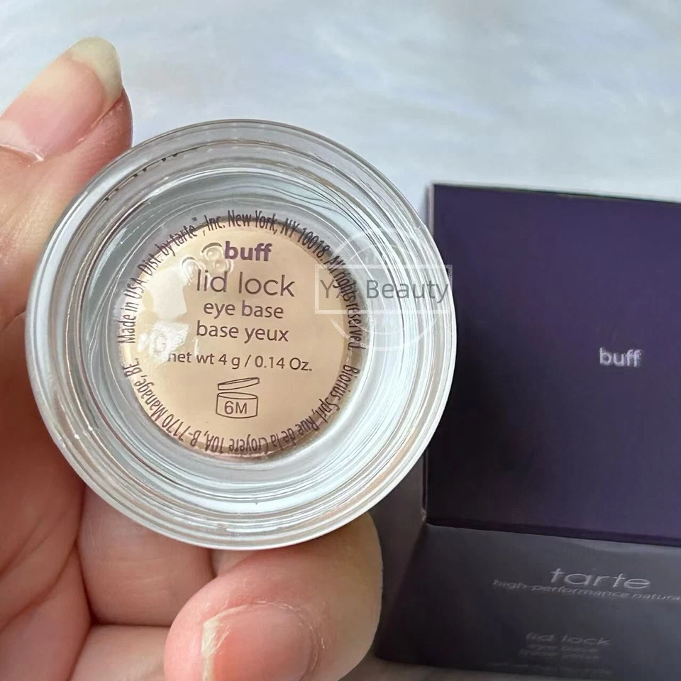 New TARTE Lid Lock Clay Eye Base Primer Foundation~Buff~Full size 4g/0.14oz~Rare - Image 4 of 4