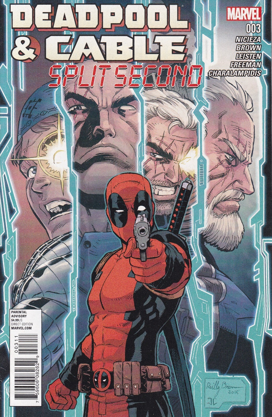 DEADPOOL AND CABLE SPLIT SECOND #3 - Back Issue
