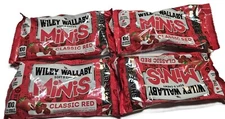 4x Bags Wiley Wallaby Soft & Chewy Classic Red Gourmet Licorice 3.5oz Fat Free!