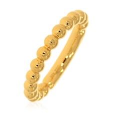 XEN Ring Kugeldesign vergoldet