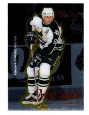 Mike Modano PROMO DALLAS STARS 1995-96 Select Certified SAMPLE #17 PEEL ON