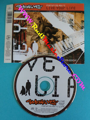 CD singolo Bomfunk MC's Feat Max'C Live Your Life EPD 672430 2 no mc lp vhs(S13)