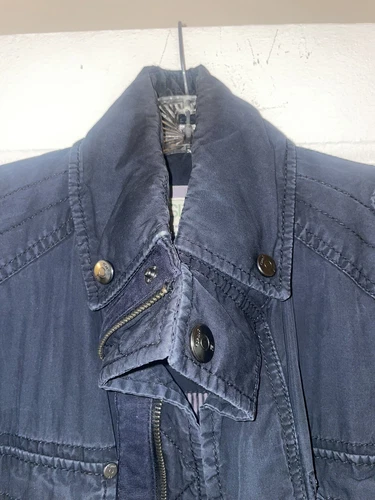 ESPRIT DEAN WINCHESTER SUPERNATURAL INSPIRED JACKET BLACK BLUE M TUCK AWAY HOOD image 17