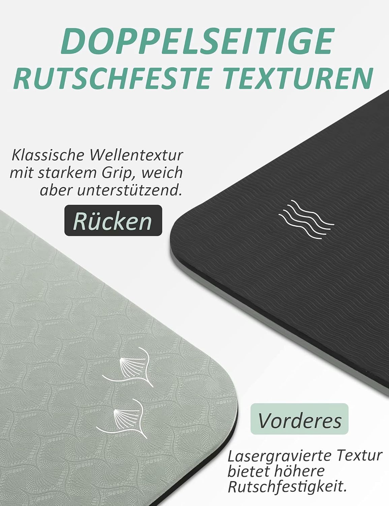 Extra Thick 1/3 Inch Non-Slip Yoga Mat with Strap for Professional Practice Extra Thick 1/3 Inch Non-Slip Yoga Mat with Strap for Professional Practice