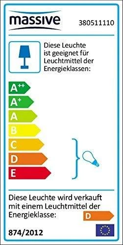 MASSIVE - Callas Lampadario Moderno, in Metallo, con 4 Cilindri in Vetro, Max... - Immagine 4 di 4