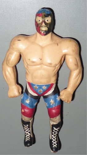 the PATRIOT - WWF BendEms Series 7 Just Toys Wrest...