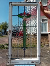 Leaded light stained glass majestic window. A1658y. DELIVERY POSSIBLE!