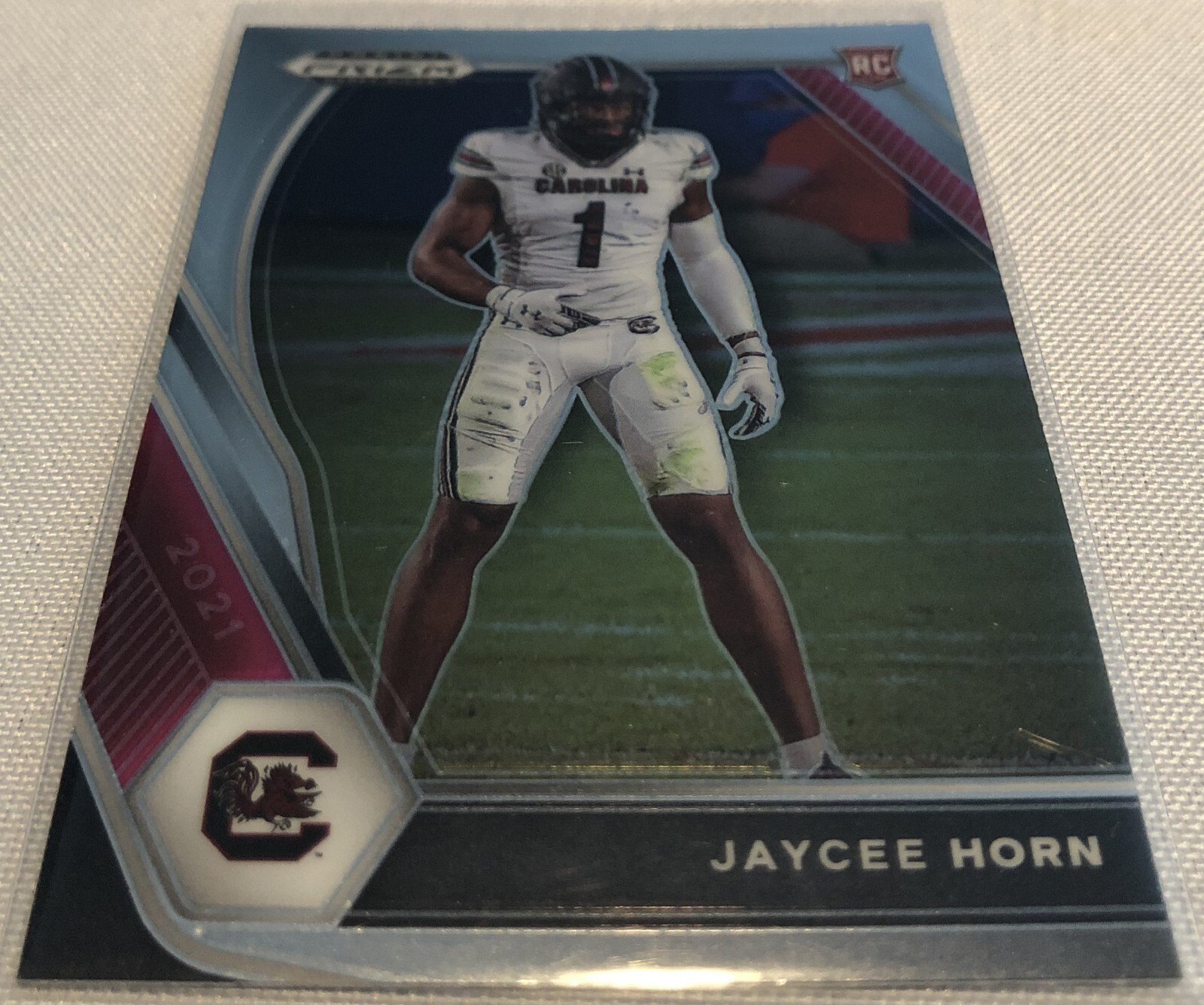 2021 Panini Prizm Draft Football Jaycee Horn South Carolina Gamecocks rookie 142