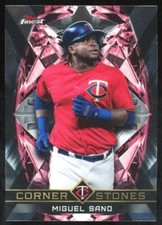 2018 Topps Finest Miguel Sano Cornerstones Insert Minnesota Twins