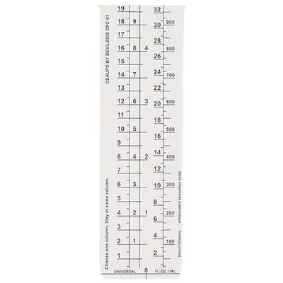 Devilbiss Dpc-61-K10 Disposable Measuring Guide Inserts, Pk10