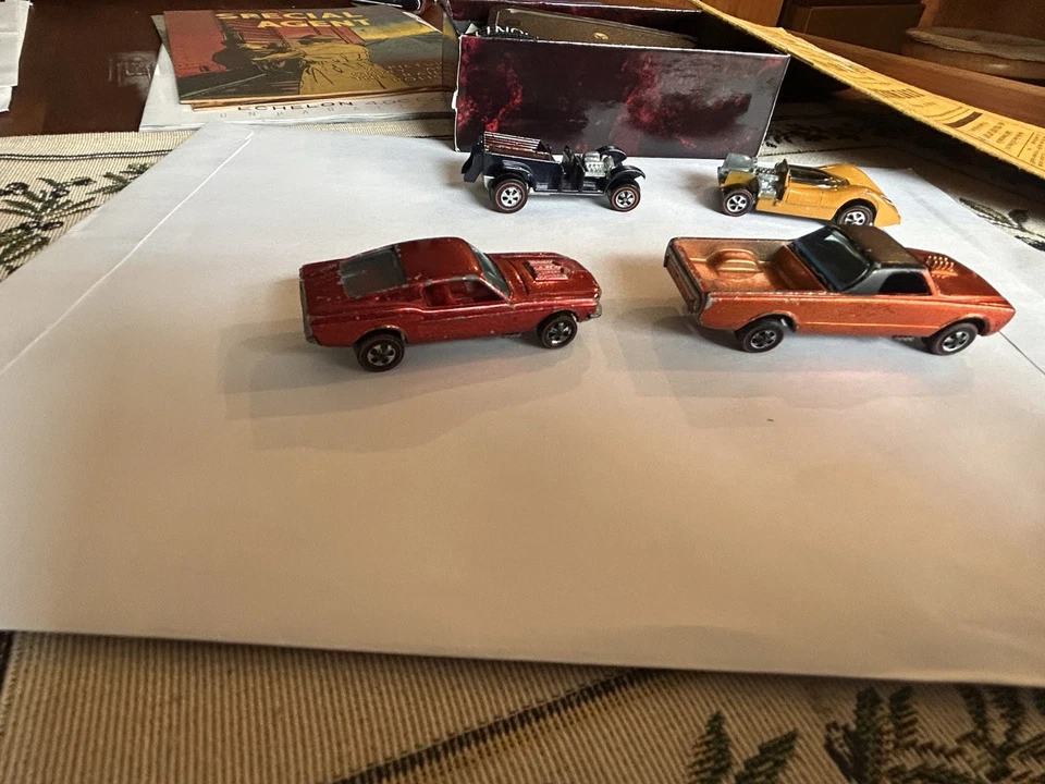 Hot Wheels Redline 4 Car Lot See Pictures For Make Model And Condition - Image 2 of 4