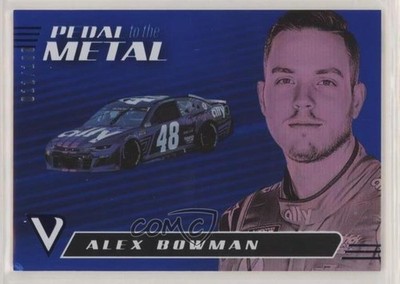 2021 Panini Chronicles Pedal to the Metal Blue 11/199 Alex Bowman #4 00gy