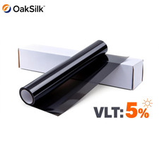 36x100ft Uncut Window Tint Film Roll 5 Vlt Limo Dark 2-ply Privacy Auto Home