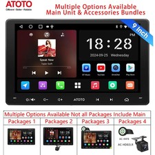 ATOTO Android 9in Car Stereo Double 2DIN GPS Radio Wireless CarPlay Android Auto