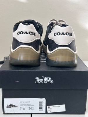 Coach Citysoul Signature Court Sneaker Charcoal / Black 