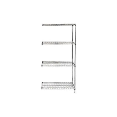 Quantum Storage Systems - AD74-2442C - 42W x 24D x 74H 4 Shelf 800 lb/shelf