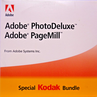 IBM PC -- ADOBE PHOTO DELUXE & ADOBE PAGE MILL (ADOBE/KODAK - CD-ROM)