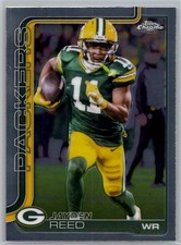 2025 Topps Chrome Football - Jayden Reed - #107 - Green Bay Packers