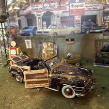 1948 Chrysler - Barn Find Cars- 1:24 DIECAST - Danbury Mint - Weathered