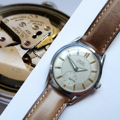 Rare Vintage Concord Watch Co Mens Watch 34mm Automatic Bumper 252  1950s