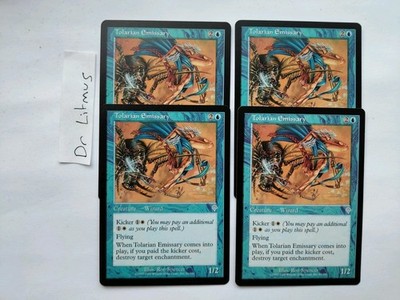 4x Tolarian Emissary Invasion Human Wizard MTG Top Zustand