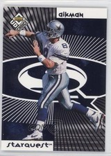 1998 UD Choice Starquest/Rookquest Blue Troy Aikman Shaun Williams #SR11 HOF 2f5
