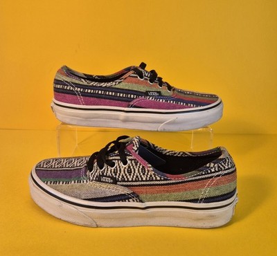 Vans Era Guate Aztec Tribal Damen-Sportschuhe mehrfarbig Canvas UK 4