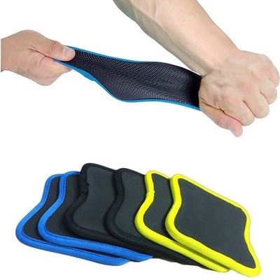 1 Pair Rubber Grip Pads For Weightlifting Gym Workout Gloves Eliminate Hand