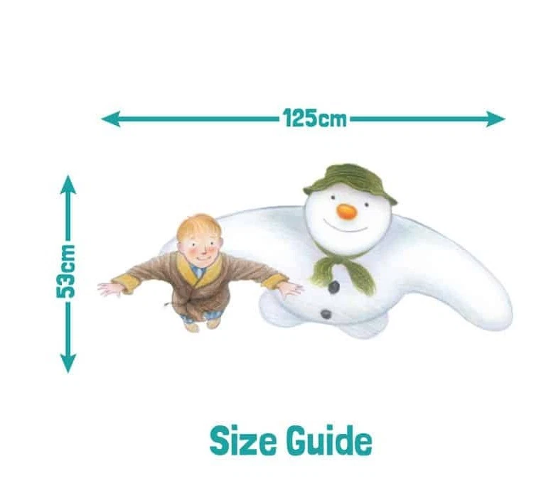 RAYMOND BRIGGS EL MUÑECO DE NIEVE PEGATINA DE VENTANA GRANDE PEGATINA DE PUERTA EXHIBICIÓN DE NAVIDAD Foto 2 de 2