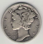 1936 Mercury Dime - Nice Silver - #17