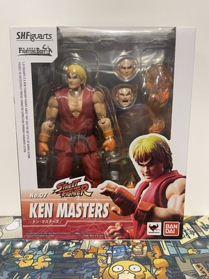 SHFiguarts ケン・マスターズ No.07 sh figuarts street fighter No.07 Ken Masters Figure Open Box All