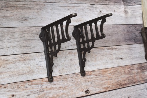 Vintage Style Cast Iron wall Mounted kitchen Bracket Garden Rustic Shelf Decor